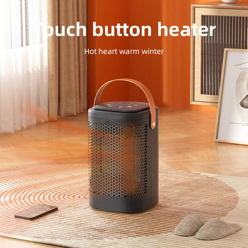 Hot and cold air heating radiator with touch screen controls and remote in 618 electronic model colour
