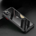 Transparent silicone iPhone 11 case showing phone's original colour through clear back