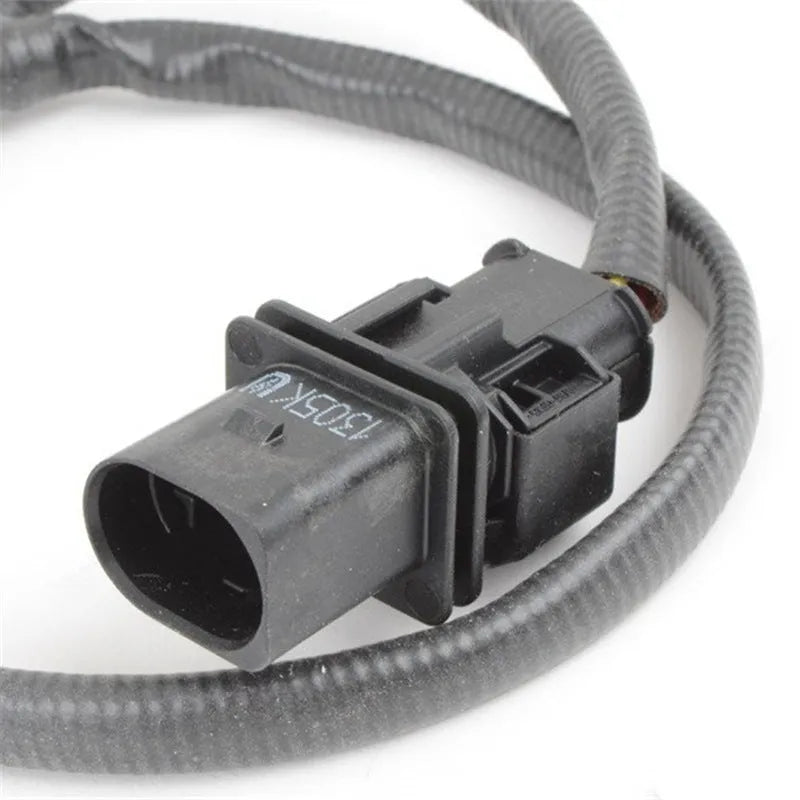 Shuanglong automotive front oxygen sensor replacement part with electrical connector.