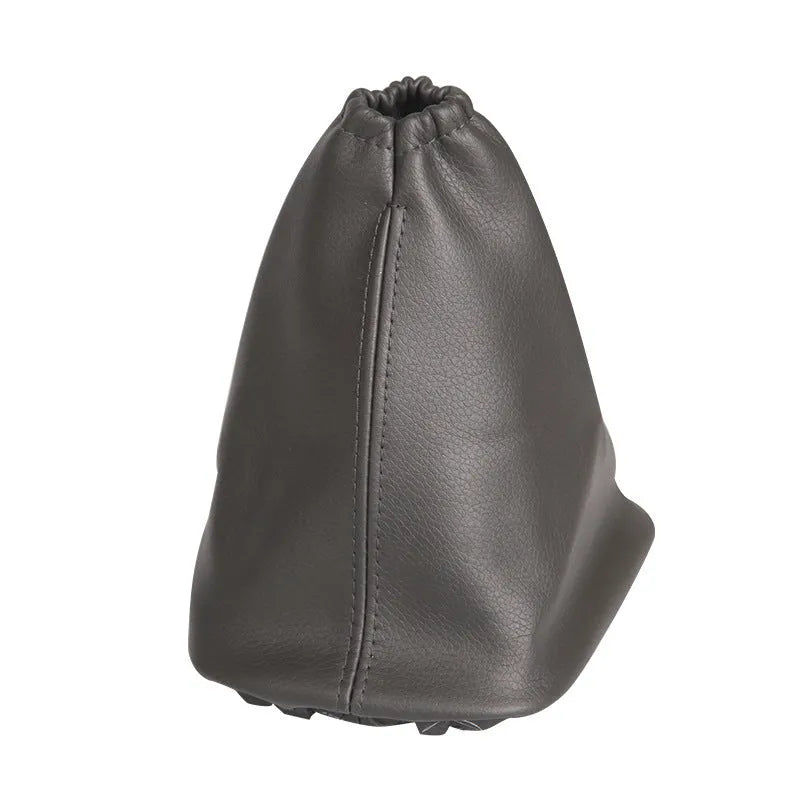 Black leather shift lever dust cover for Toyota Corolla car gear lever protection