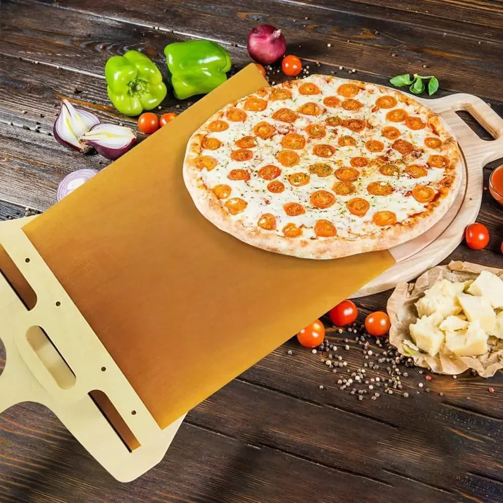 Food-grade PP pizza transfer shovel measuring 55x35cm with hanging hole