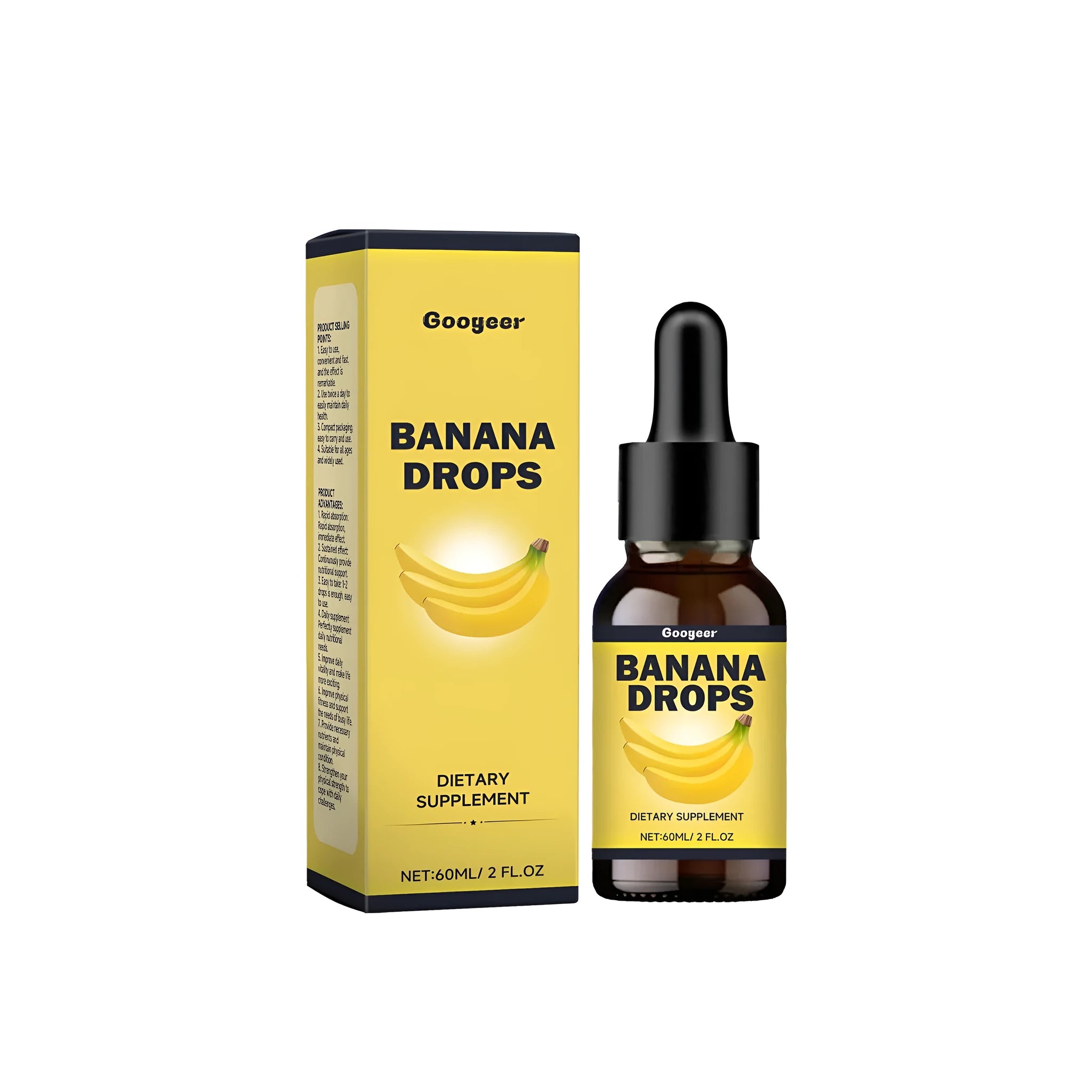 Googeer 60ml body treatment bottle with Chinese herbal extract and vitamin B1 dietary supplement.