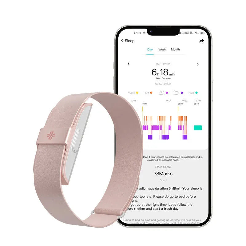 Smart bracelet in silver with heart rate blood pressure sleep and blood oxygen monitoring on display, waterproof sports design