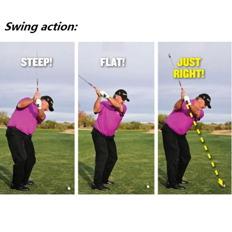Golf flat laser swing assistant trainer metal 7.8x1.6cm 31g red beam training aid with Blue Bullet finish