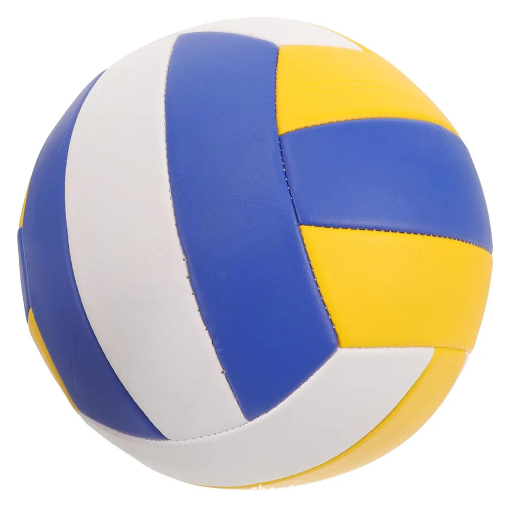 Machine seam PVC volleyball No 5 in black and white for senior high school entrance exam indoor training