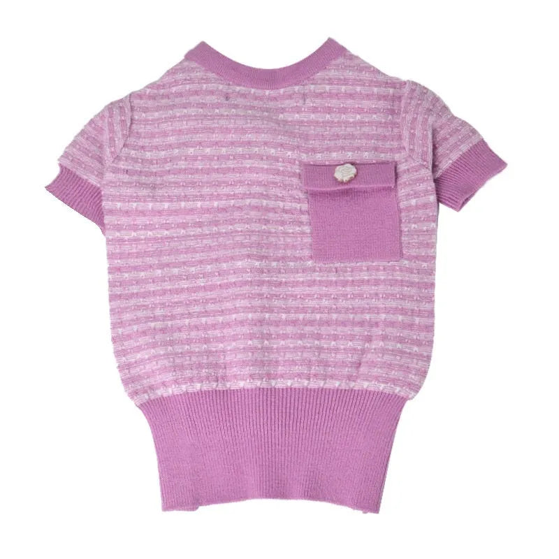 Wool fabric Schnauzer dog clothing in classic style for autumn and winter seasons