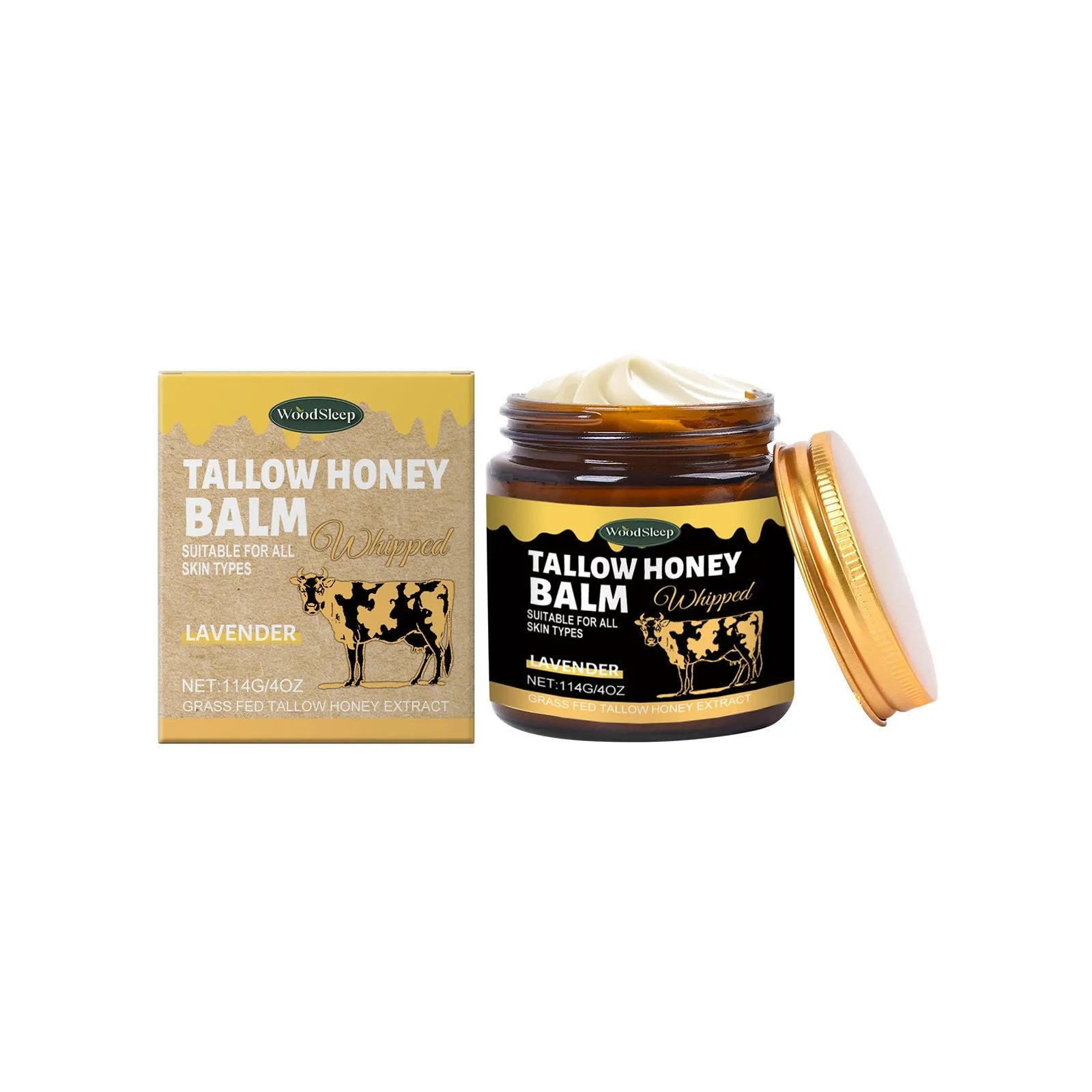 114g jar of butter skin cream with honey and lavender extract facial moisturiser