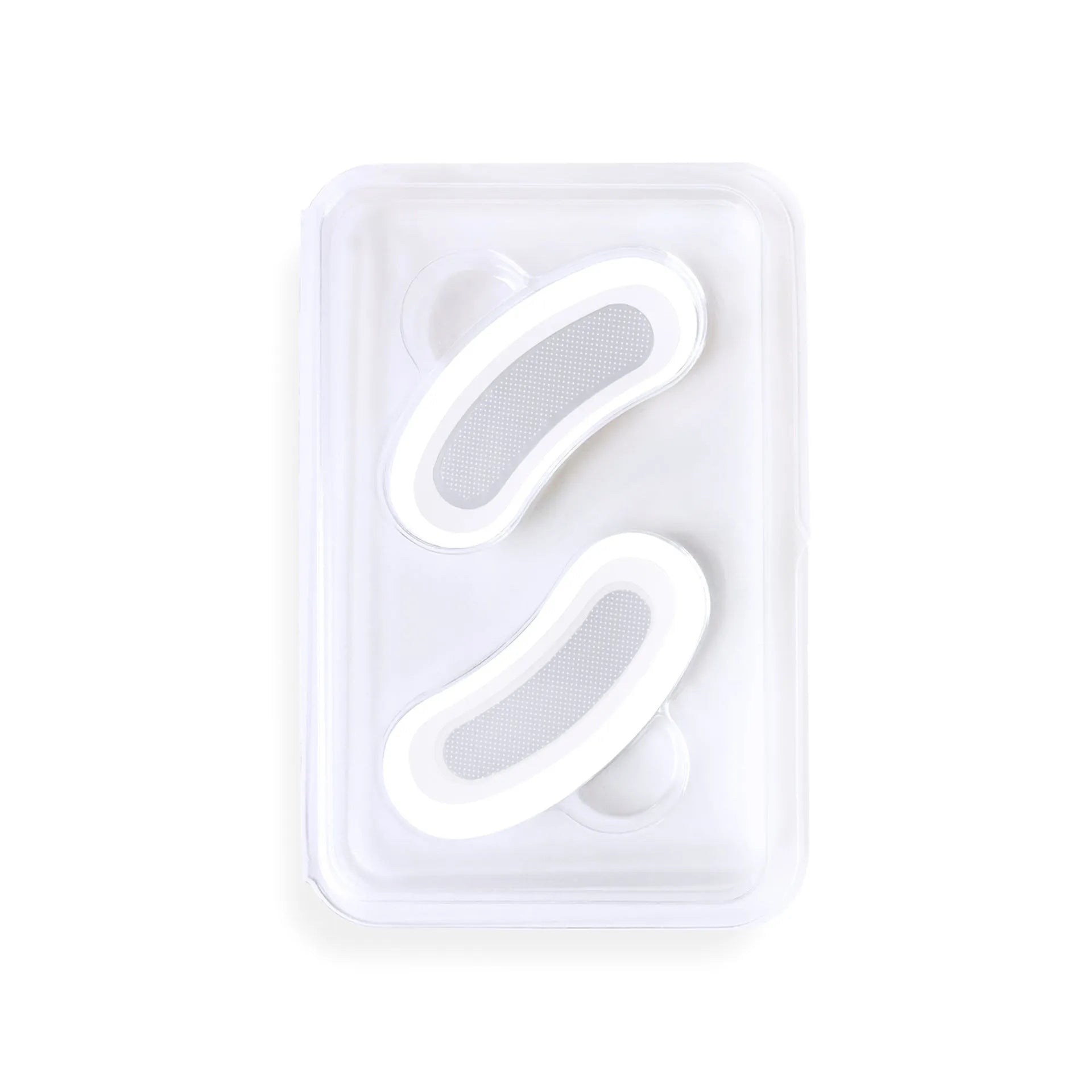 Transparent hyaluronic acid microcrystalline acne cover patches on skin.