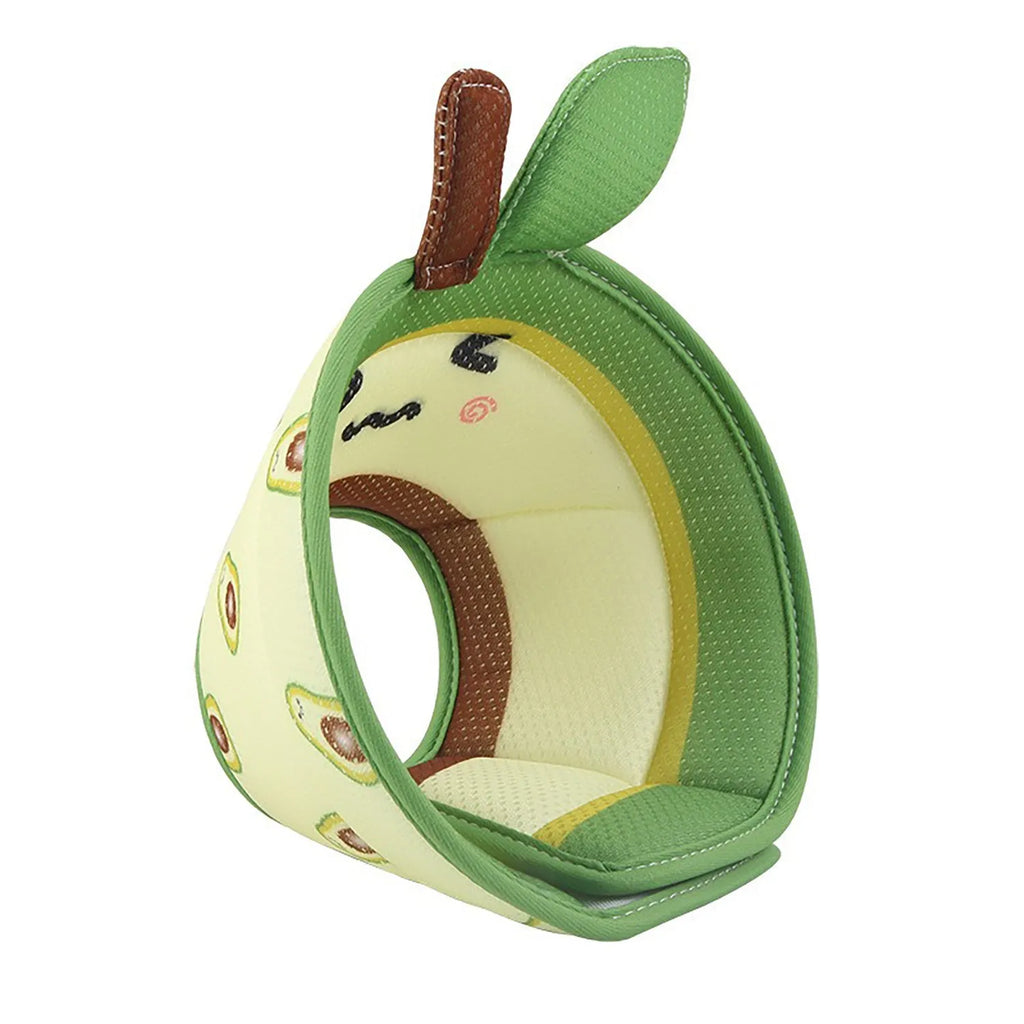 Soft EPE cat cone collar with adjustable strap for post-surgery recovery