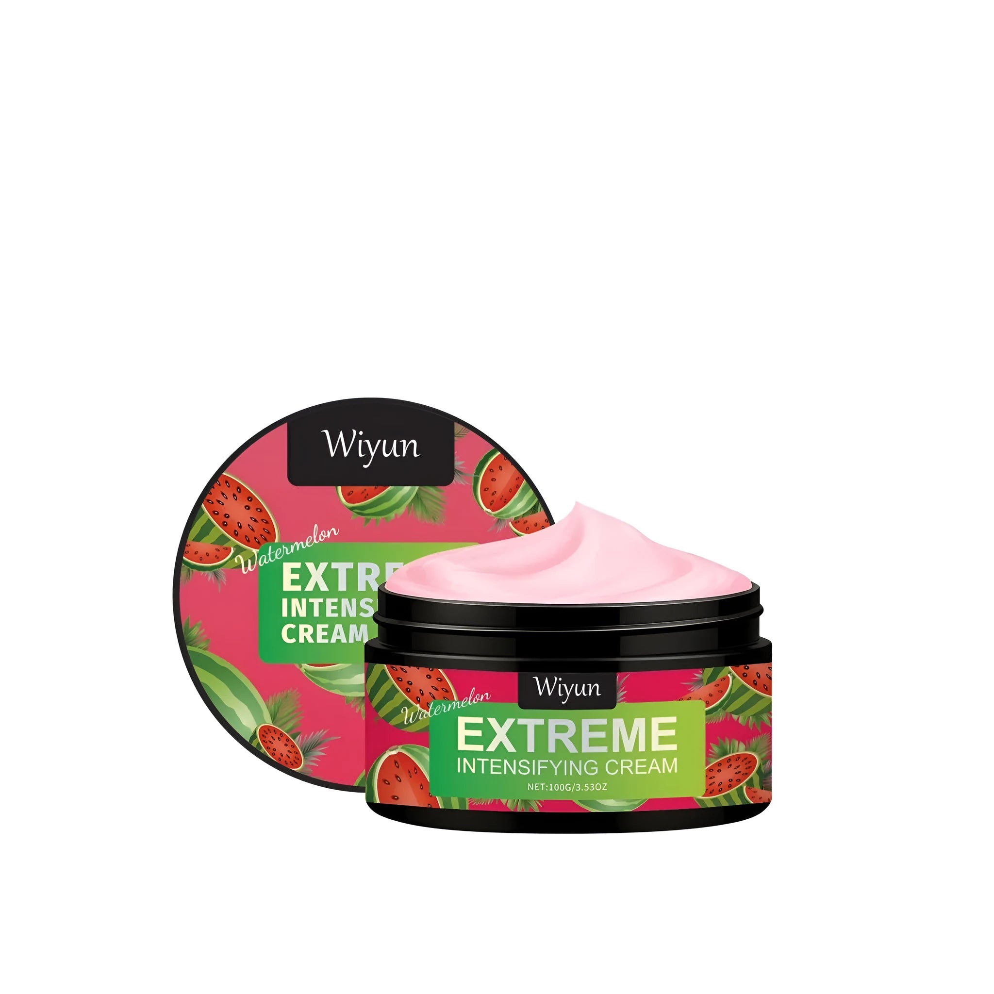 Watermelon Intensifying Hair Cream gel in 100g tub with caramel colour