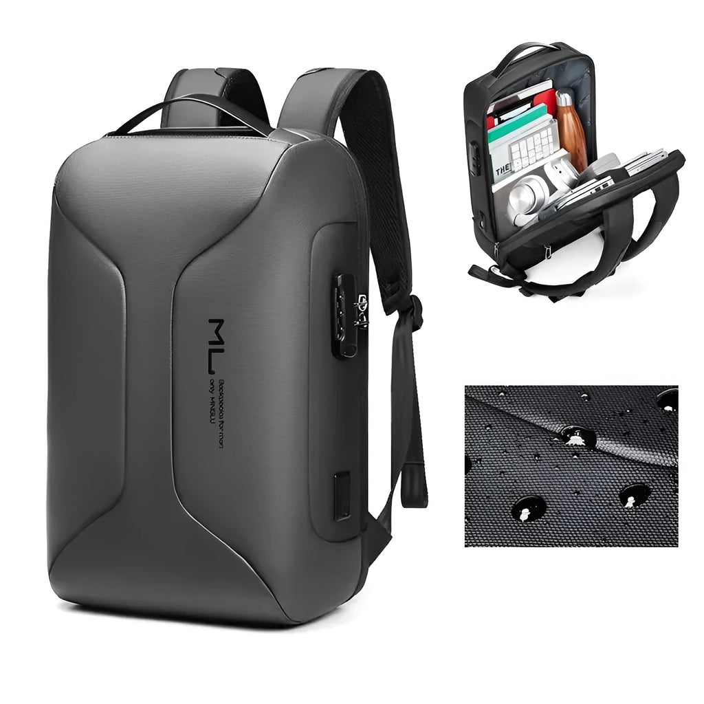 Men's business backpack in Oxford cloth with large capacity design for travel and commuting