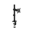 Computer lifting rotating display bracket showing adjustable arm structure for monitor mounting