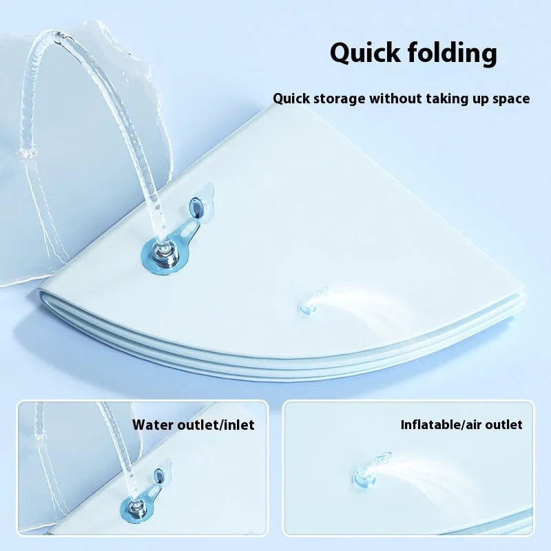 PVC inflatable pet cooling water mattress in Underwater World, Dolphin, or Shark design
