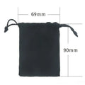 Stainless steel motorcycle keychain with metal key ring and grey flannel storage bag
