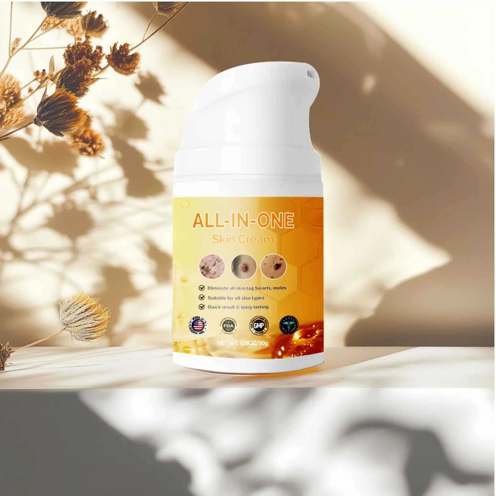 50ml neck cleaning cream skincare product for female and male home use