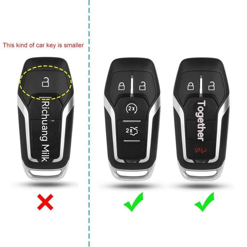 Black plastic protective shell for a car key fob with a buckle clip attachment.