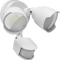 White or black LED motion sensor flood light with infrared sensor for outdoor security