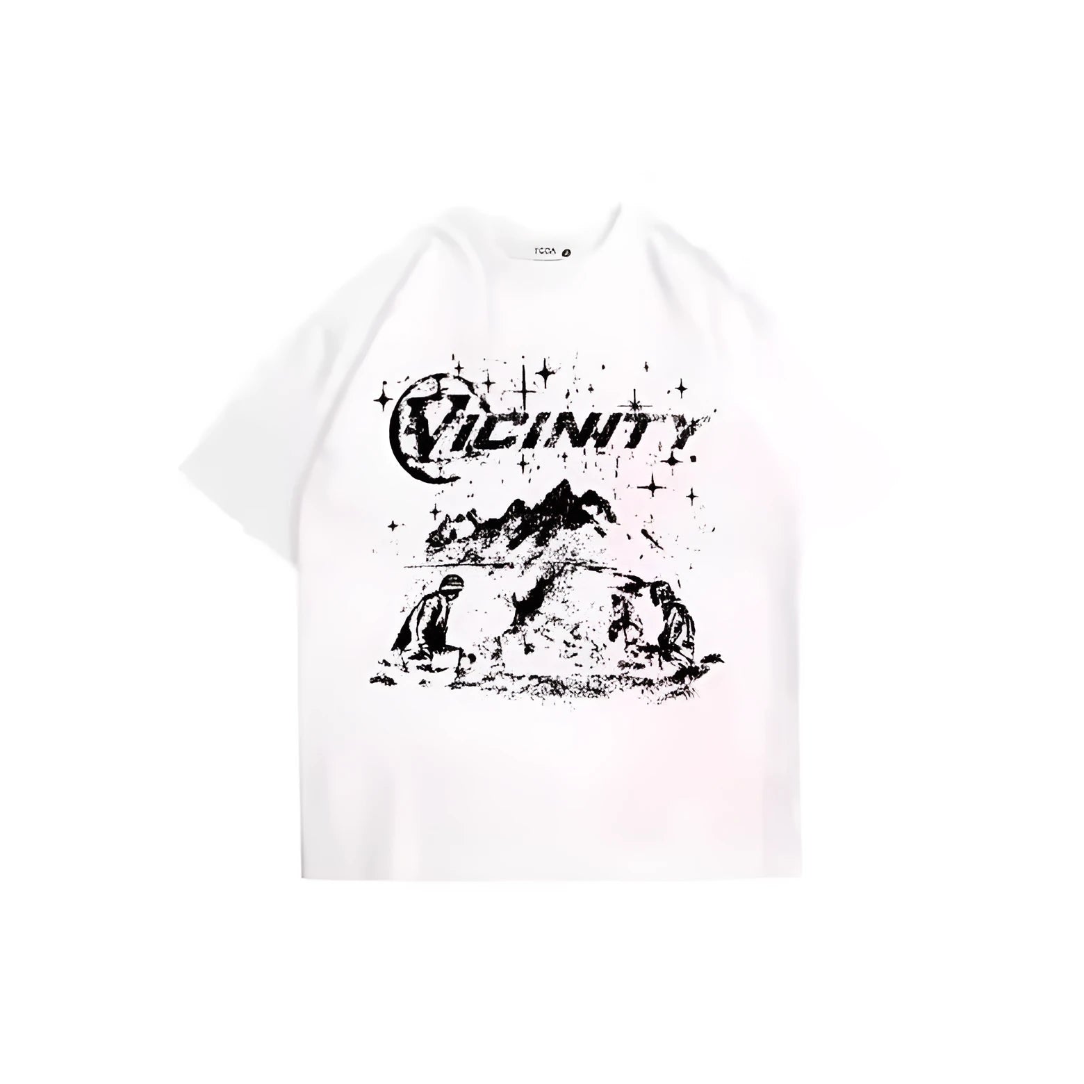 Men's retro hip hop print t-shirt in polyester available in multiple sizes and colours.