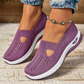 Women's solid colour T-strap mesh casual shoes with soft PVC soles in multiple colour options.
