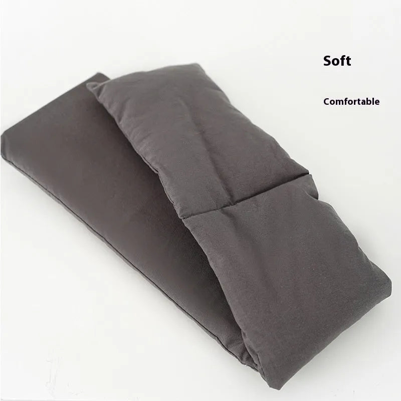 Apricot cloth pet carrier handbag showing dimensions and breathable construction