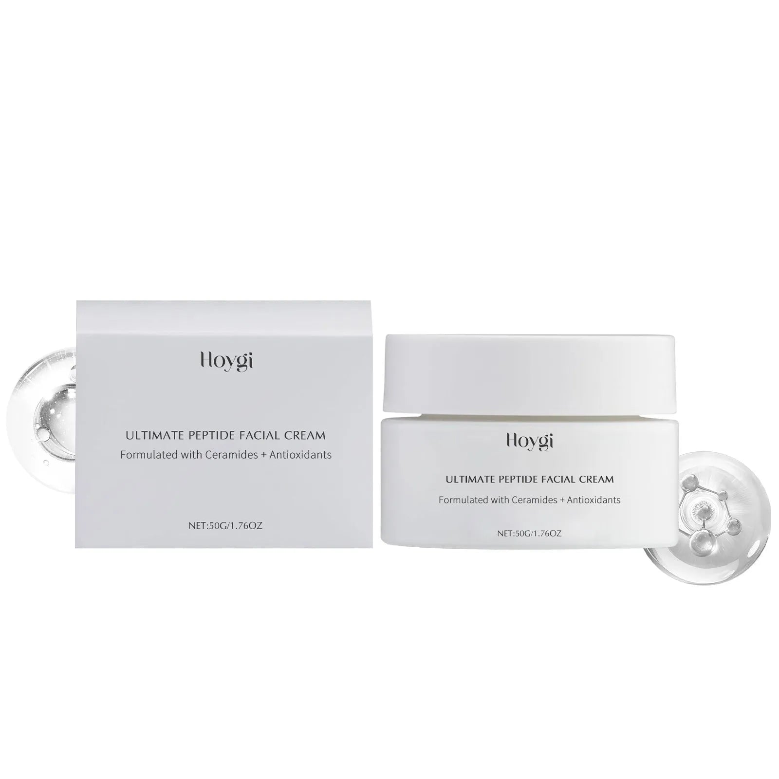 50g jar of Deep Nourishing Moisturising Facial Cream with Niacinamide and Ceramide NP.