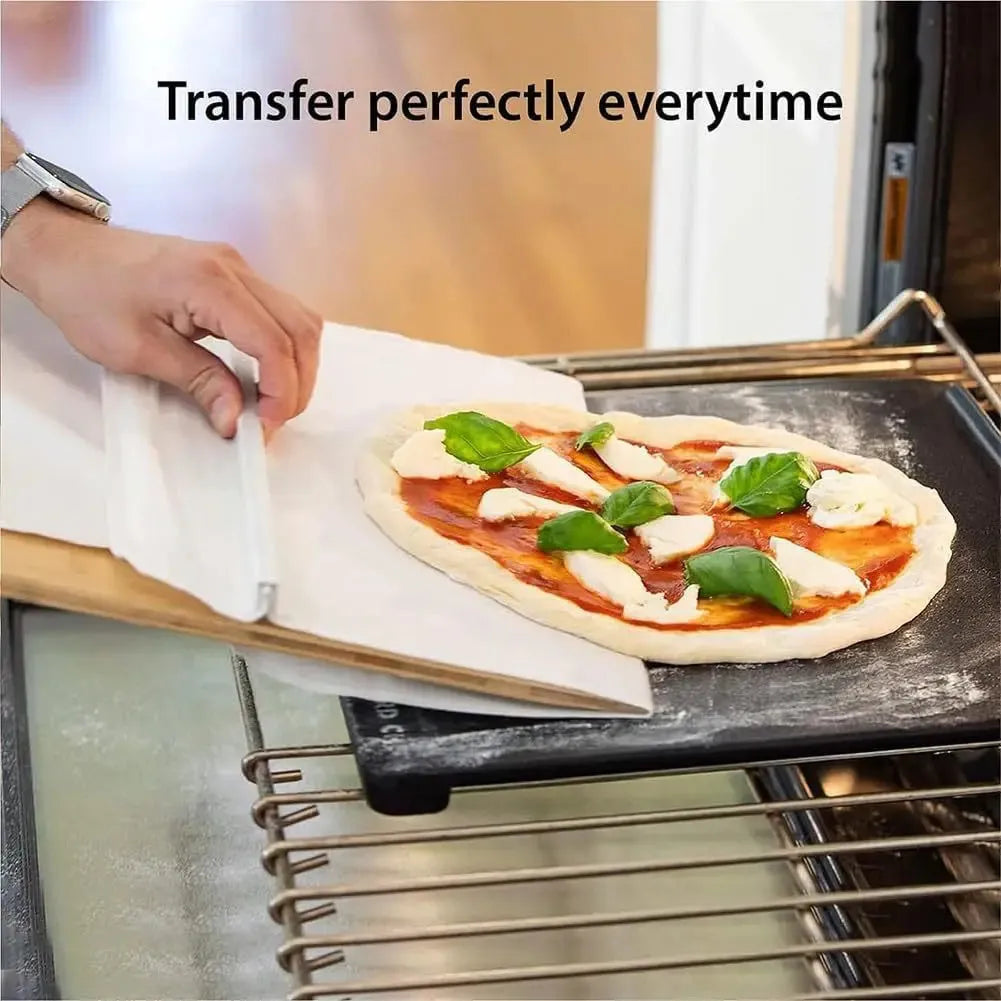 Food-grade PP pizza transfer shovel measuring 55x35cm with hanging hole