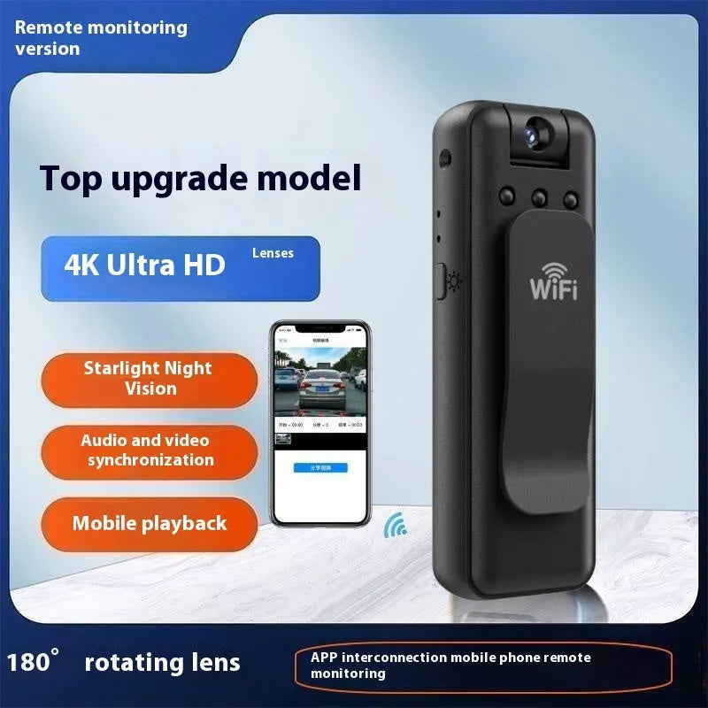 Black USB conference camera with Type-C cable on desktop
