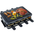 Black non-stick electric baking pan with split tray, 1300W, 415x260x125mm, indoor use