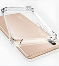 Transparent Huawei Honor phone case with clear TPU construction showing smartphone compatibility