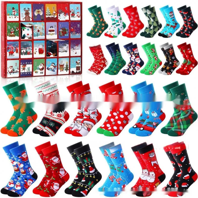 Christmas socks blind box resin craft decorations showing miniature holiday stocking designs