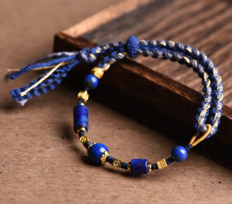 Hand-woven women's watch band with national tide ethnic style in flexible wire material
