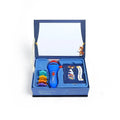 Kids handheld projector torch with clip-on discs projecting fairy tale images on ceiling