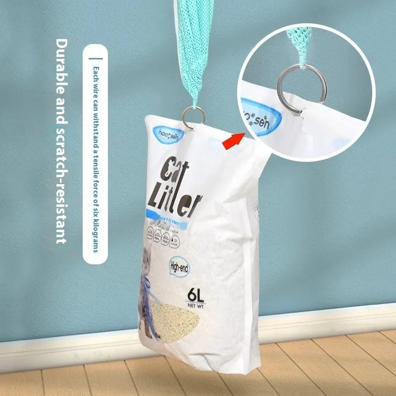 Upgraded 5th generation cat grooming bag with detachable lifting design in scratch-resistant material