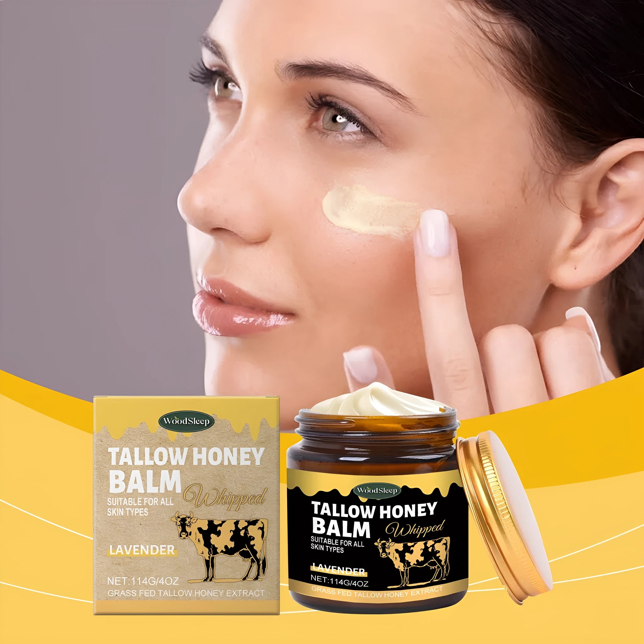 114g jar of butter skin cream with honey and lavender extract facial moisturiser