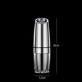 USB rechargeable electric pepper and salt grinder set with clear acrylic body and ceramic mechanism