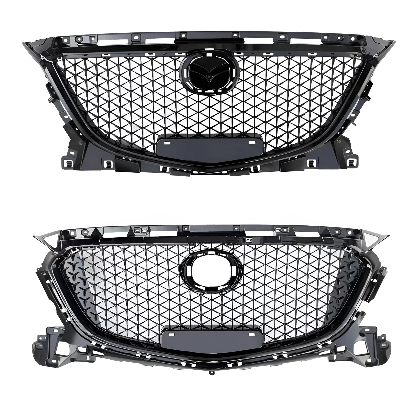 Mercedes-Benz Unksera three-section front shovel retrofit component in black finish