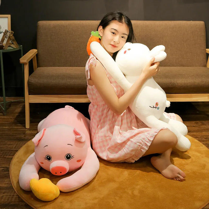 Crystal super soft animal plush toy – dog design, 100cm height, down cotton filling