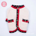 Blue Bejirog wool knit cardigan for a dog in a Princess style
