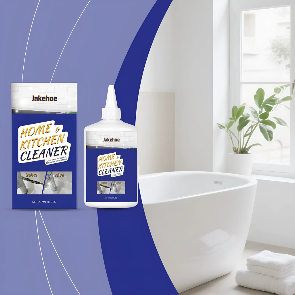 237ml bottle of decontamination gel for household kitchen and bathroom cleaning with applicator nozzle