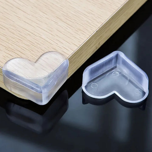 Thicken heart anti-collision baby safety corner protector in PVC, 5cm by 4cm by 2cm, for furniture edges