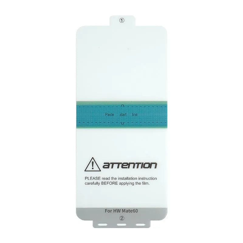 TPU screen protector for Huawei Mate60 and Mate60Pro with anti-fingerprint feature and application tools
