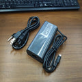 Black 65W Type-C laptop power adapter with set of US UK EU AU ZA plug heads