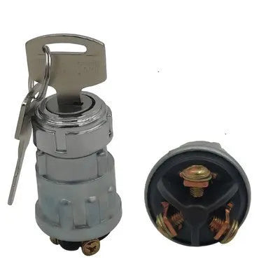 Copper vehicle ignition switch with key for trucks and forklifts