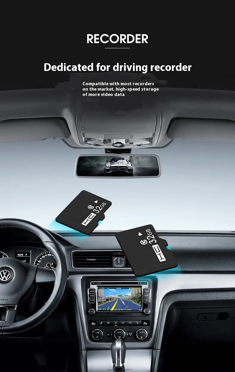 A 256GB TF memory card for expanding storage in recorders and monitoring systems.