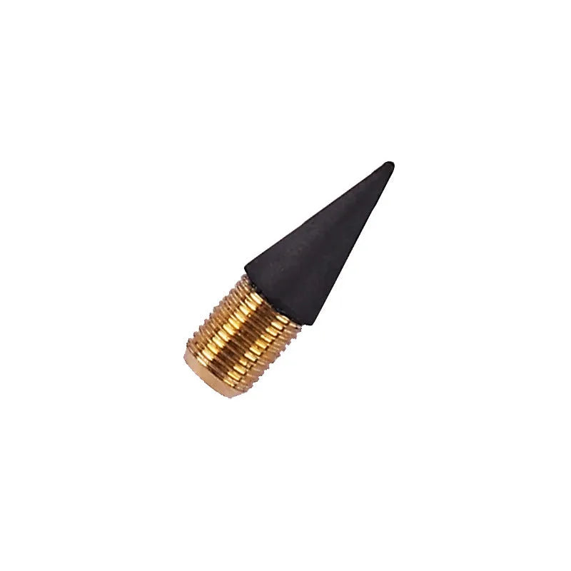 Inkless perpetual student pen with plastic shell and cartoon decoration in various lead colours