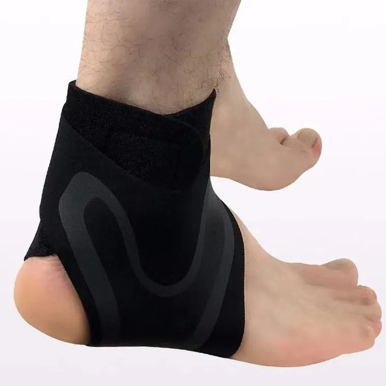 Right and left foot ankle support for sports and recovery, showing size options M L XL.
