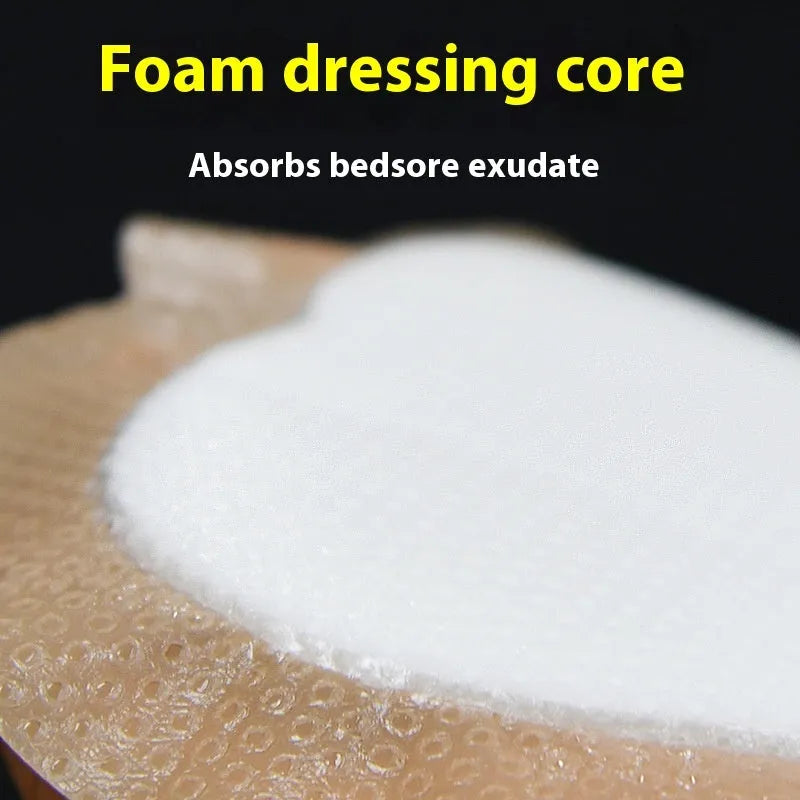Skin colour silicone gel foam bedsore sticker for medical pressure relief