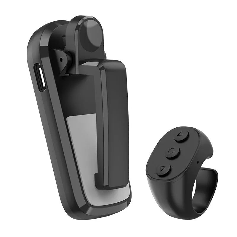Smart wireless page turner remote control with clicker options in black, pink and white colours