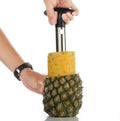 Stainless steel pineapple corer slicer kitchen tool with ABS handle for peeling and cutting fresh fruit