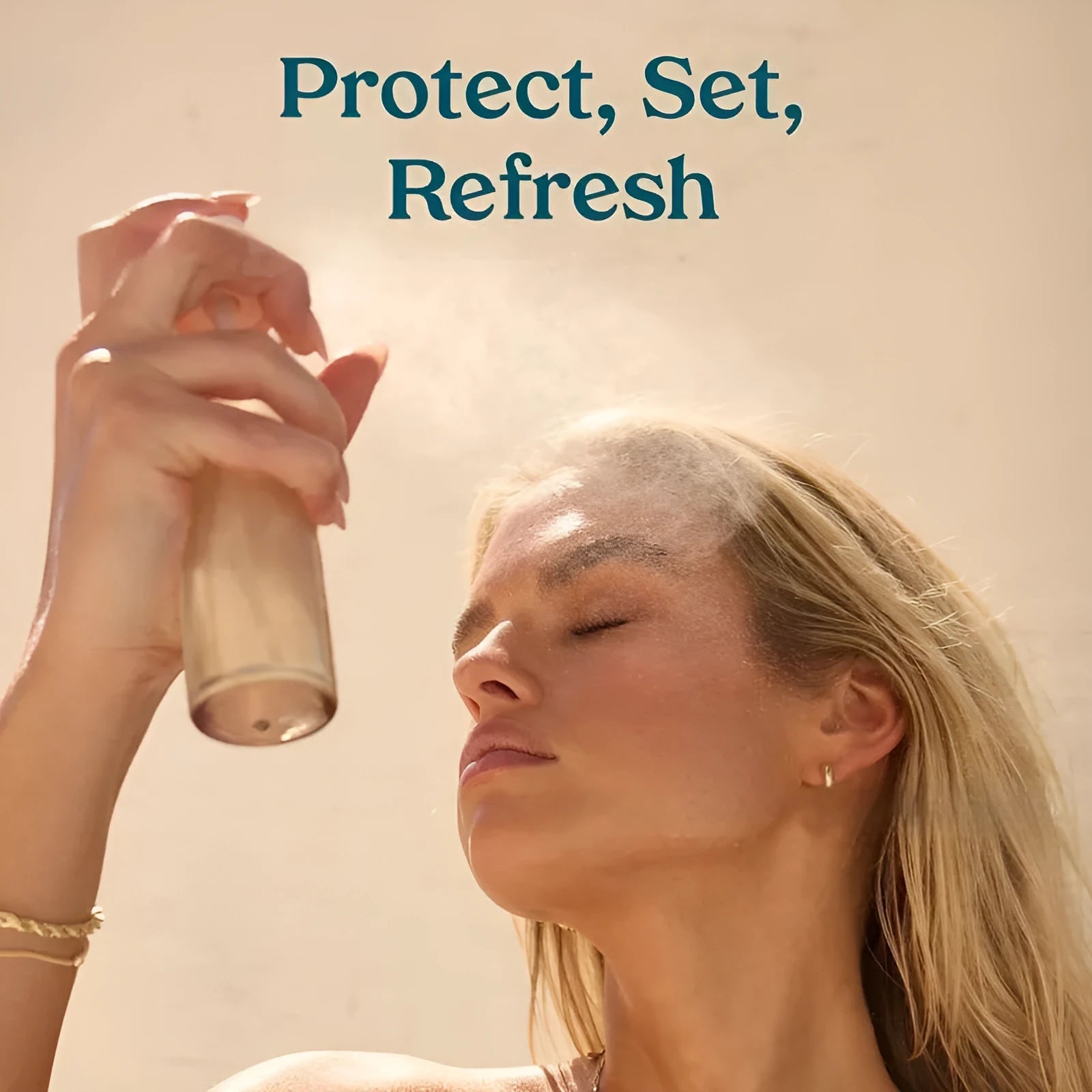 75ml facial mist spray bottle with moisturising and nourishing toner formula
